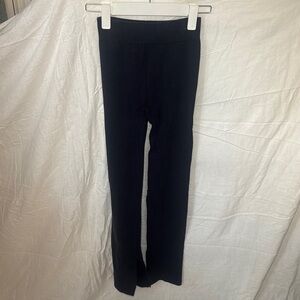 Navy Flared Leggings